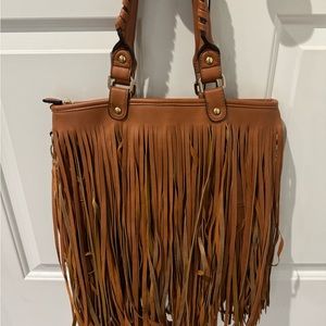 Vegan fringe bag